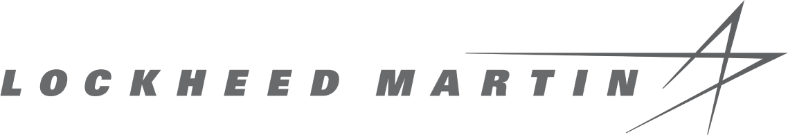 The Lockheed Martin logo features a star and wings design with the company name written beneath it, representing the company's values of innovation and strength.